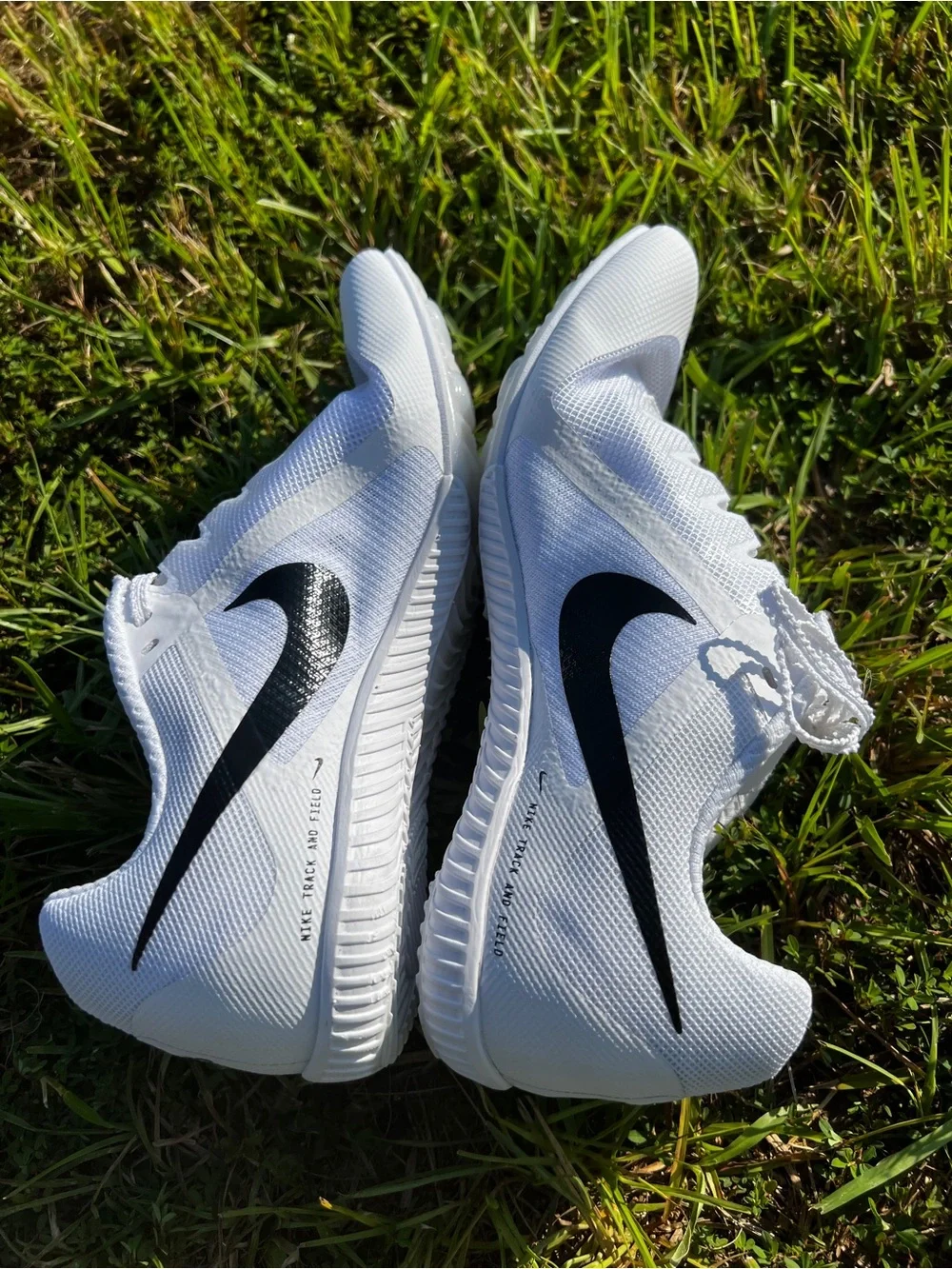 NEW Nike size 9.5 Mens Rival Multi Track Spikes White